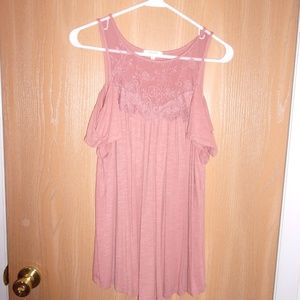 Cold shoulder blouse